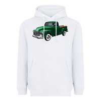 White western green truck right 34 view Heavyweight Hoodie - FaDigitalArtStudio