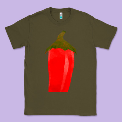 Chilli Pepper Fa Element Classic Tee Designed By Fadigitalartstudio