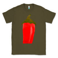 Army Green Chilli Pepper Fa Element Classic Tee - FaDigitalArtStudio