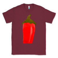 Burgundy Chilli Pepper Fa Element Classic Tee - FaDigitalArtStudio