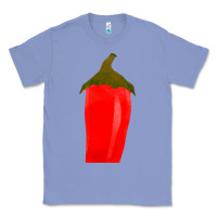 Colony Blue Chilli Pepper Fa Element Classic Tee - FaDigitalArtStudio