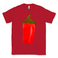 Red Chilli Pepper Fa Element Classic Tee - FaDigitalArtStudio