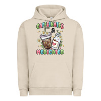 Pigment French Oak caffeinated and medicated Urban Hoodie - MaliasSmallBusiness