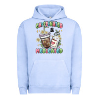 Pigment Grape Ice caffeinated and medicated Urban Hoodie - MaliasSmallBusiness