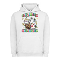 Pigment Lunar Rock caffeinated and medicated Urban Hoodie - MaliasSmallBusiness