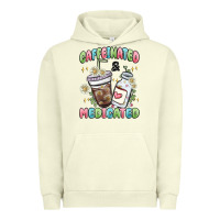 Pigment Pistachio caffeinated and medicated Urban Hoodie - MaliasSmallBusiness