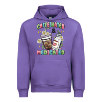 Tulip caffeinated and medicated Urban Hoodie - MaliasSmallBusiness