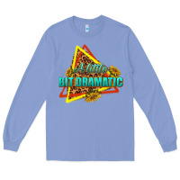 Colony Blue a little bit dramatic Long Sleeve Tee - texasbilliewilder
