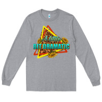 Heather Grey a little bit dramatic Long Sleeve Tee - texasbilliewilder