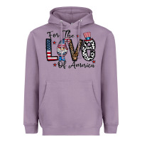 Lavender for the lovee of america gnome Heavyweight Hoodie - CowhideDigitalArt