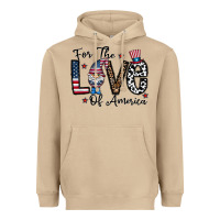 Mushroom for the lovee of america gnome Heavyweight Hoodie - CowhideDigitalArt
