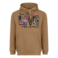 Toasted Coconut for the lovee of america gnome Heavyweight Hoodie - CowhideDigitalArt