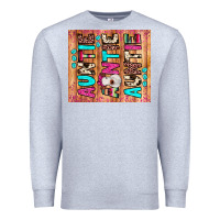Heather Grey auntie heifer Premium Sweatshirt - JahusDesignShop