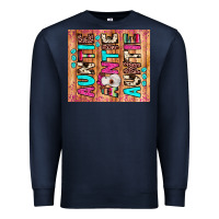 Navy auntie heifer Premium Sweatshirt - JahusDesignShop