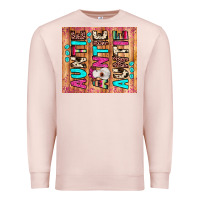 Pale Pink auntie heifer Premium Sweatshirt - JahusDesignShop