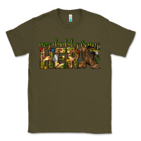 Army Green my daddy is my hero army western Classic Tee - texasbilliewilder