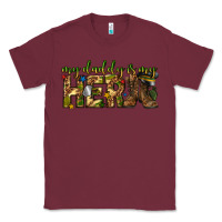 Burgundy my daddy is my hero army western Classic Tee - texasbilliewilder