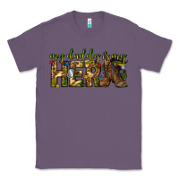 Lavender my daddy is my hero army western Classic Tee - texasbilliewilder