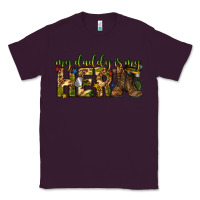 Plum my daddy is my hero army western Classic Tee - texasbilliewilder