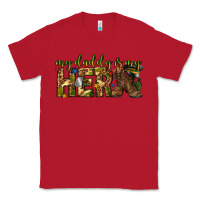 Red my daddy is my hero army western Classic Tee - texasbilliewilder
