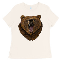 Bone bear head Ladies Tee - BarkalooDesign
