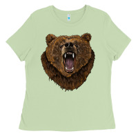 Matcha bear head Ladies Tee - BarkalooDesign
