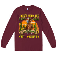 Burgundy western rodeo Long Sleeve Tee - texasbilliewilder