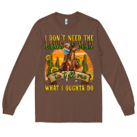 Chestnut western rodeo Long Sleeve Tee - texasbilliewilder