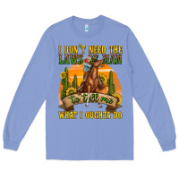 Colony Blue western rodeo Long Sleeve Tee - texasbilliewilder