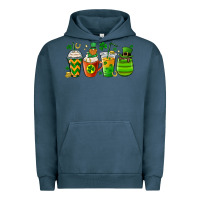 Pigment Midnight Navy st. patricks day coffee cups Urban Hoodie - MaliasSmallBusiness