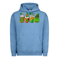 Pigment Pebble Blue st. patricks day coffee cups Urban Hoodie - MaliasSmallBusiness