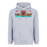 Heather Grey nurse sunflower libbey glass Heavyweight Hoodie - HRA Design Shop