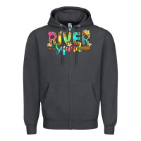 Smoke river squad with leopard Zipper Hoodie - texasbilliewilder