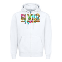 White river squad with leopard Zipper Hoodie - texasbilliewilder