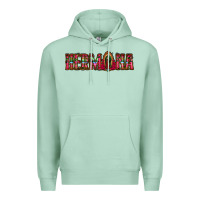 Seafoam hermana floral aztec leopard Premium Hoodie - Jasminsmagicworld