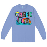 Colony Blue creek life kayaking Long Sleeve Tee - Zillion Design Studio
