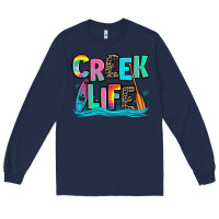 Navy creek life kayaking Long Sleeve Tee - Zillion Design Studio