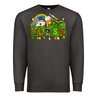 Smoke st patricks nurse Premium Sweatshirt - AdoDesignShop