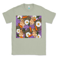 Matcha easter bunny carrot daisys leopard glitter Classic Tee - RanaPortraitStore
