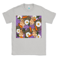 Moon Dust easter bunny carrot daisys leopard glitter Classic Tee - RanaPortraitStore