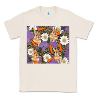 Natural easter bunny carrot daisys leopard glitter Classic Tee - RanaPortraitStore
