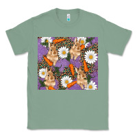 Sage easter bunny carrot daisys leopard glitter Classic Tee - RanaPortraitStore