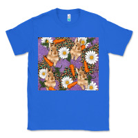 True Royal easter bunny carrot daisys leopard glitter Classic Tee - RanaPortraitStore