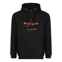 Black withcy mama Heavyweight Hoodie - RacoonDesign