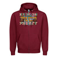 Burgundy keep on telling yourself i'm not pretty Zipper Hoodie - Zillion Design Studio