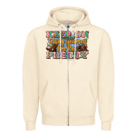 Sandshell keep on telling yourself i'm not pretty Zipper Hoodie - Zillion Design Studio