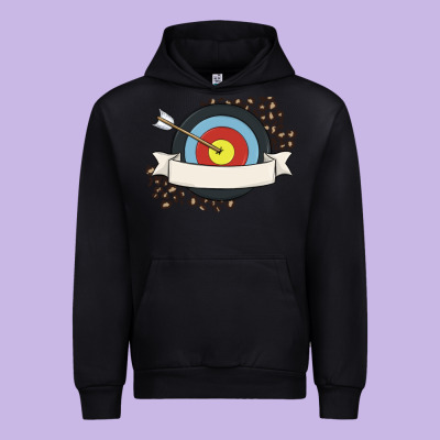 Custom Name Archery Urban Hoodie Designed By Maliassmallbusiness