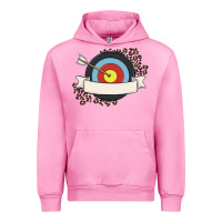 Fuchsia Pink custom name archery Urban Hoodie - MaliasSmallBusiness