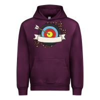 Mauve Wine custom name archery Urban Hoodie - MaliasSmallBusiness