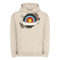 Pigment French Oak custom name archery Urban Hoodie - MaliasSmallBusiness